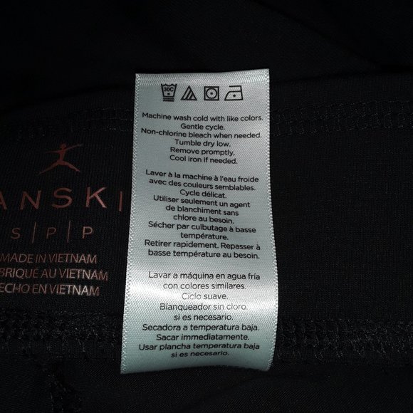DANSKIN Black Style 2120 Small Yoga Pants NWT - Picture 8 of 8